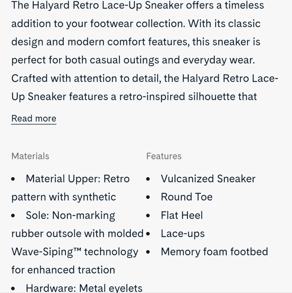 Sperry Men's Size 12W Halyard Retro Sneakers NWOT - Picture 2 of 11